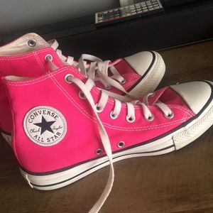 Pink Converse shoes!!!